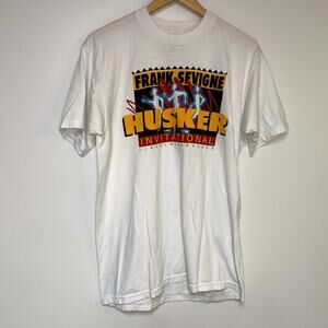 Vintage Nebraska Shirt 90s Running Huskers Marathon Lincoln